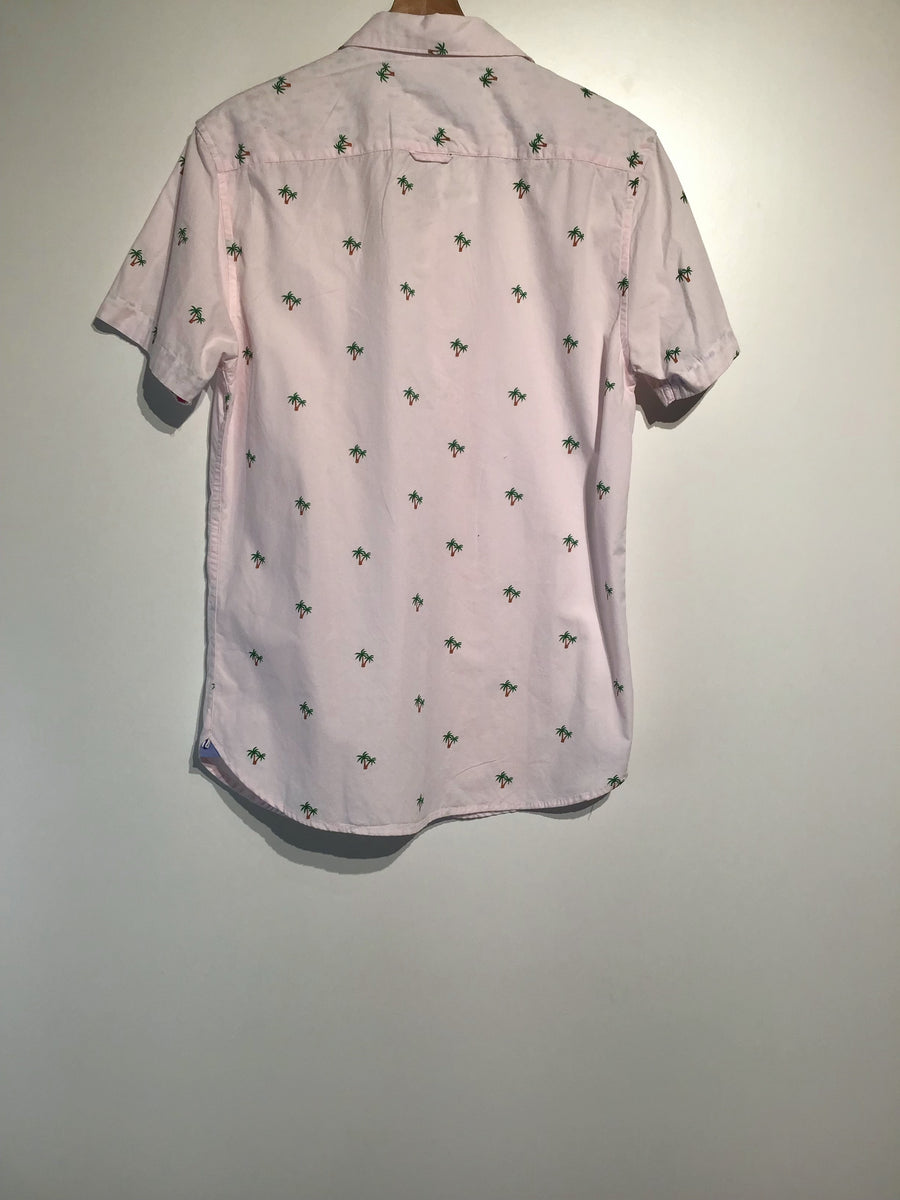 Denim and flower cactus clearance shirt