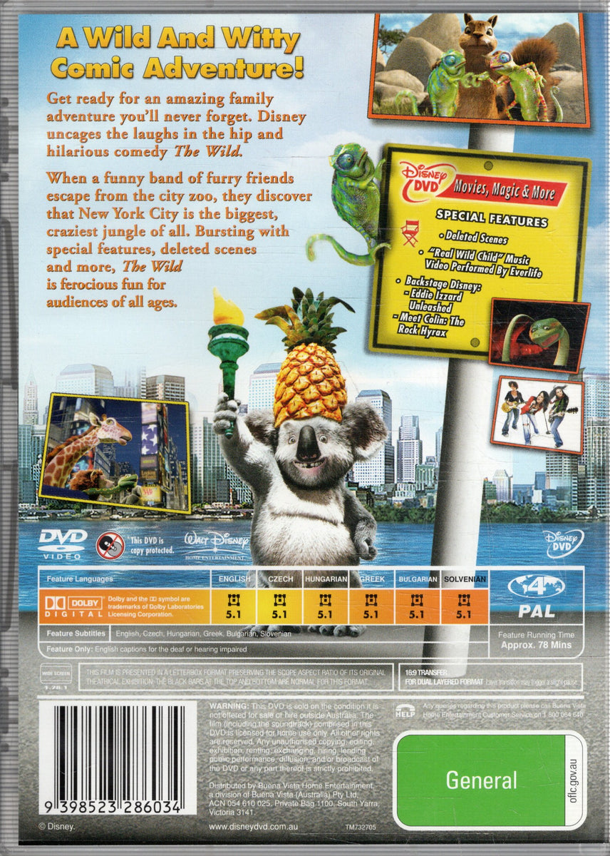 DVD - The Wild - G - DVDKF - DVD001 - GEE – Lifeline Queensland