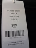 Ladies Skirts *New* - Charcoal - Size 8 - LSK - FAS014 - V.G