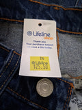 Premium Vintage Denim - Levi Strauss & Co - Size 24/6 - PV-DEN - FAS017 - VG