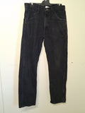 Premium Vintage Denim - Men's Black Denim Jeans - Size 31 - PV-DEN - FAS019 - VG