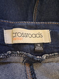 Ladies Denim - Crossroads - Size 16 - LJE WPLU - FAS021 - VG