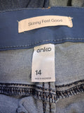 Ladies Denim - Anko - Size 14 - LJE - FAS021 - VG