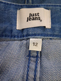 Ladies Denim *New* - Just Jeans - Size 12 - LJE - FAS022 - VG