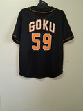 Bands/Graphic Tee's - Dragonball Z Goku Baseball Jersey - Size S - VBAN - FAS024 - VG