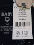 Baby Boys Jumpsuit *New* - Cotton:On - Size 0-3Mths - BYS BJUM - FAS024 - VG