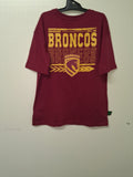 Boys T'Shirts  *New* - Brisbane Broncos - Size 10 - BYS BTS - FAS025 - VG