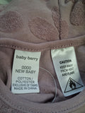 Baby Girls Jumpsuit *New* - Baby Berry - Size 0000 - GRL BAGP - FAS025 - VG