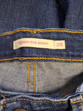 Ladies Denim - Levi Strauss & Co - Size 28/10 - LJE - FAS026 - VG