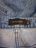 Ladies Denim - Witchery - Size 12 - LJE - FAS026 - VG
