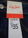 Ladies Denim *New* - Lily Loves - Size 10 - LJE - FAS026 - VG