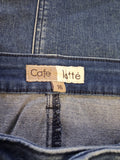 Ladies Denim *New* - Cafe Latte - Size 16 - LJE WPLU - FAS026 - VG
