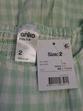Girls Dresses *New*  - Anko - Size 2 - GRL - FAS028 - VG