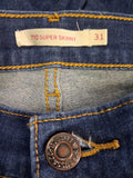 Ladies Denim - Levi Strauss &n Co (710) - Size 31/13 - LJE - FAS030 - VG