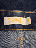 Ladies Denim - Orange Sherbet - Size 18 - LJE - FAS030 - VG