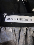 Ladies Skirts - Black Friday - Size 8 - LSK - FAS031 - VG