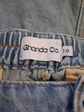 Ladies Denim - Ghanda Co. - Size 10 - LJE - FAS031 - VG