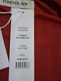 Ladies Tops *New* - Forever New - Size L - LT0 - FAS032 - VG
