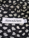 Ladies Tops - Atmos & Here - Size 8 - LT0 - FAS032 - VG