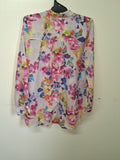Ladies Tops - Blue Illusion - Size M - LT0 - FAS032 - VG