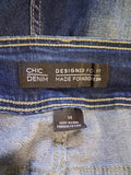 Ladies Denim - Chic Denim - Size 14 - LJE WPLU - FAS034 - VG