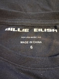 Bands/Graphic Tee's - Billie Eilish - Size 6 - VBAN - FAS001 - VG
