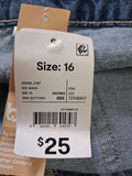 Ladies Denim *New* - Anko - Size 16 - LJE WPLU - FAS001 - VG
