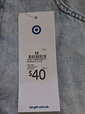 Ladies Denim  - Target - Size 12 - LJE - FAS001 - VG