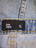 Ladies Denim - Jay Jays - Size 16 - LJE WPLU - FAS002 - VG