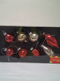 Christmas - 8 Pack Glass Ornaments  - XMAS - FAS015 - VG