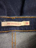 Ladies Denim - Levi's (312) - Size 28/10 - LJE - FAS015 - VG