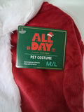 Christmas *New* - All Day Pet Costume - Size M/L  - XMAS - FAS018 - VG