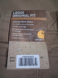 Men's Shorts *New* - Carhartt - Size 38 - MST MPLU - FAS018 - VG