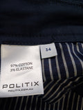 Mens Shorts - Politix - Size 34 - MST - FAS019 - VG