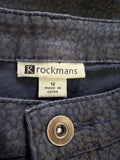 Ladies Denim - Rockmans - Size 12 - LJE - FAS019 - VG