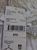 Girls Tops *New* - K-D - Size 12 - GT0 - FAS019 - VG
