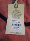 Men's T'shirts *New* - Rivers - Size 3XL - MTS MPLU - FAS021 - VG