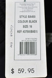 Ladies Pants *New* - Black Pepper - Size 16 - LP0 WPLU - FAS009 - GEE