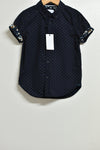 Boys Shirt *New* - Denim & Flower -  Size 5-6Yrs - BYS BSH - FAS011 - GEE