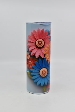 Homewares - Flower Insulated Tumbler - ACBE3497 - GEE