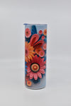 Homewares - Flower Insulated Tumbler - ACBE3497 - GEE