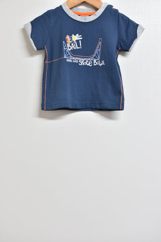 Baby Boys Shirt *New* - Bright Bots -  Size 00 - BYS BABS - FAS011 - GEE