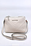 Handbags & Bags - Quilted Zip-Top Cross Body Bag - HHB473 - GEE