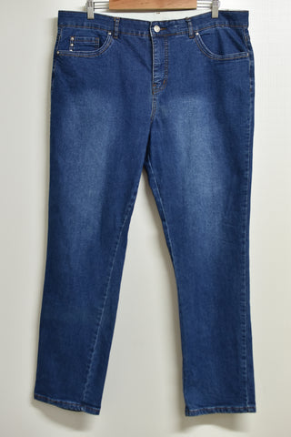 Ladies Denim - Rockmans - Size 18 - LJE WPLU - FAS032 - GEE
