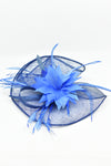 Ladies Hat - Blue Fascinator - WHX - FAS017 - GEE