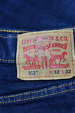 Men's Denim - Levi's (512) - Size 32 - MJE - FAS034 - GEE