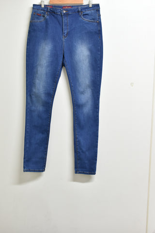 Ladies Denim - Ringers Western - Size 18 - LJE WPLU - FAS035 - GEE