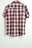 Men's Shirts - Pink & Blue Check Shirt - Size XL - MSH MPLU - FAS006 - GEE