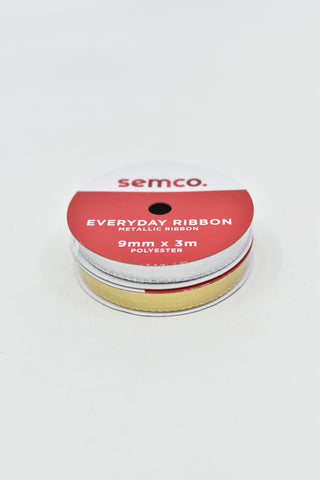 Craft - Pack Of 2 Semco Metallic Ribbon - ACBE3514 - GEE