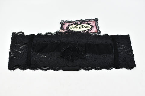 Ladies Belt *New* - Kitten D'Amour Audrey Lace Belt (Black) - Size XL - WBE - FAS012 - GEE